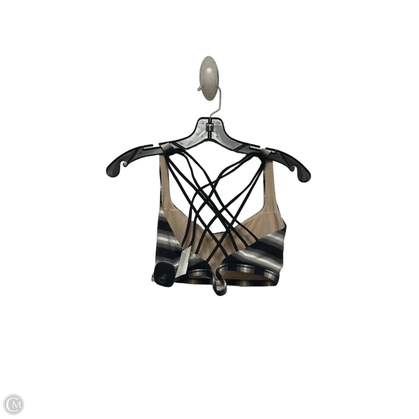 Athletic Bra By Lululemon In Black & White, Size: 10