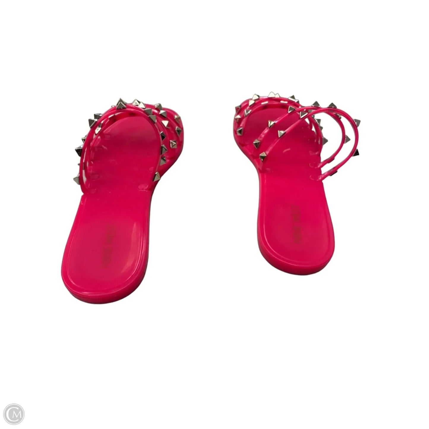 Sandals Flats By Nine West In Gold & Pink, Size: 8