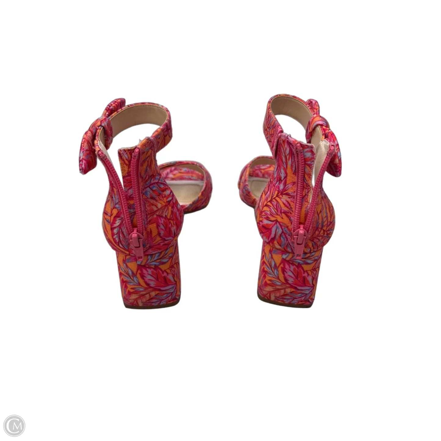 Sandals Flats By Alex Marie In Orange & Pink, Size: 8.5