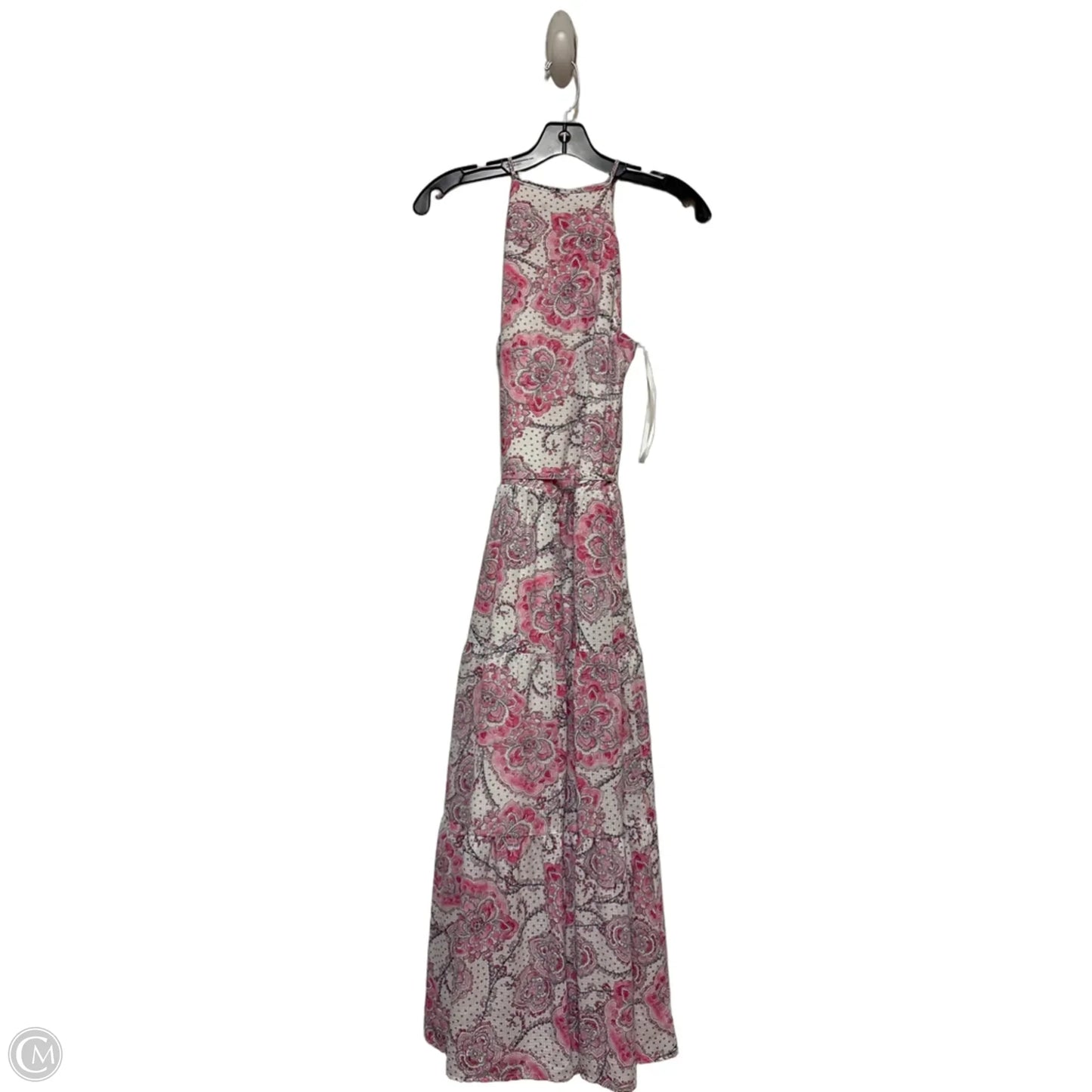 Dress Casual Maxi By Tommy Hilfiger In Pink & White, Size: S