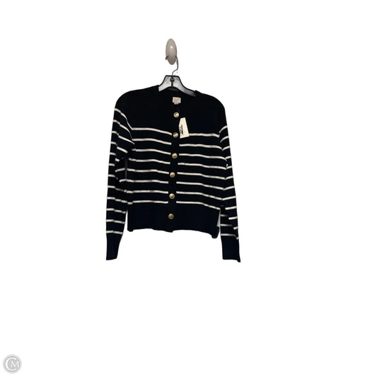 Sweater Cardigan By A New Day In Striped Pattern, Size: S