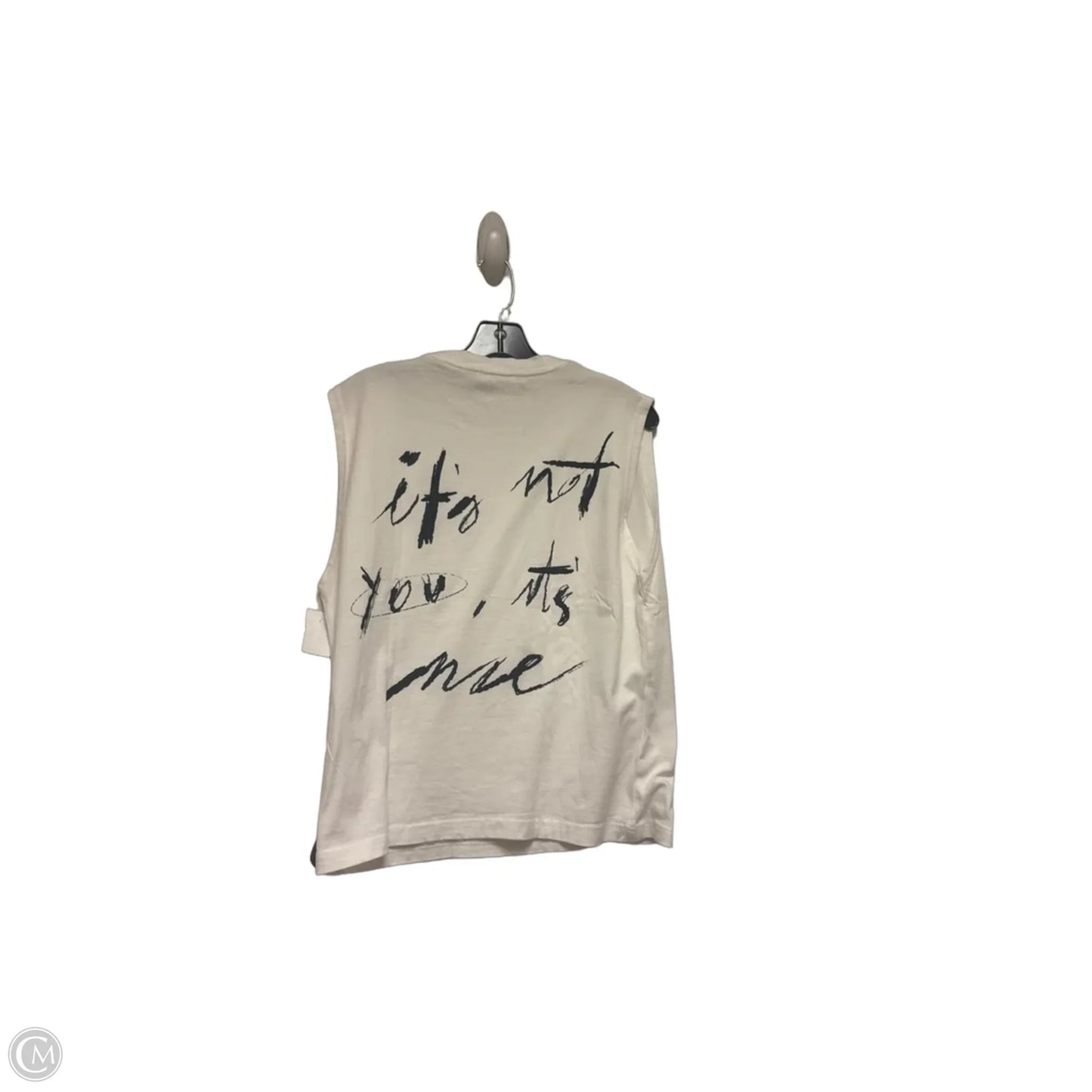 Tank Top By Zara In White, Size: S