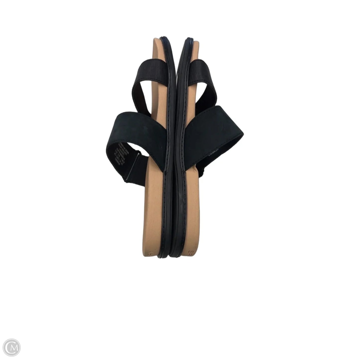 Sandals Flats By Sperry In Black & Tan, Size: 8.5