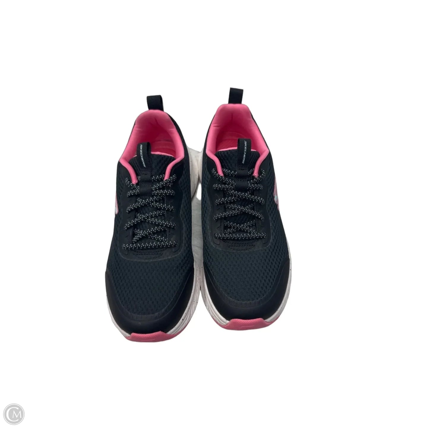 Shoes Athletic By Skechers In Black & Pink, Size: 6.5