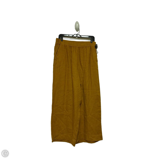 Pants Linen By Tahari In Yellow, Size: 12