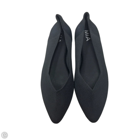 Shoes Flats By Mia In Black, Size: 8