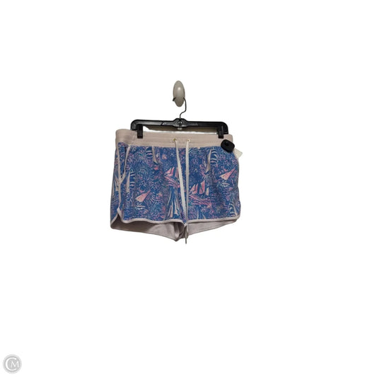 Shorts Designer By Lilly Pulitzer In Blue & Pink, Size: L