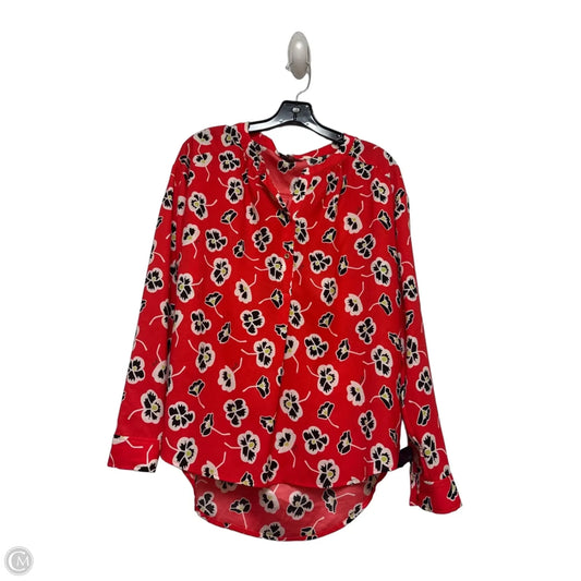 Top Long Sleeve By Juicy Couture In Black & Red, Size: S