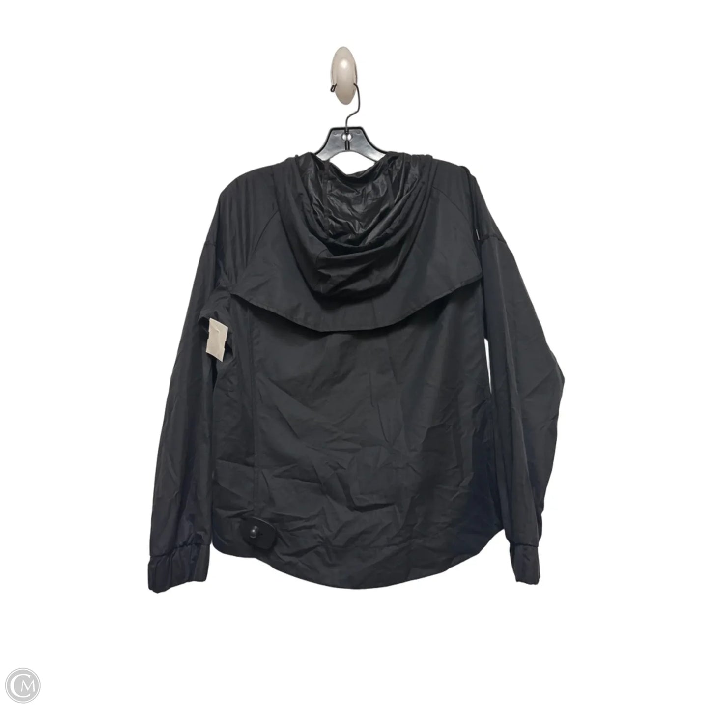 Athletic Jacket By Nike Apparel In Black, Size: M