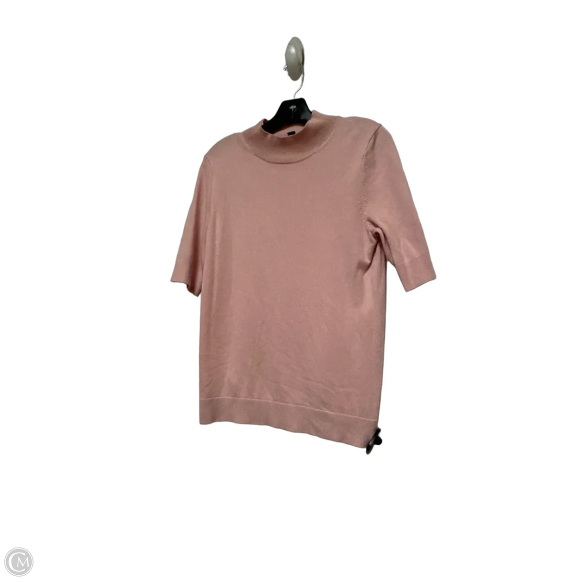 Top Short Sleeve By Ann Taylor In Pink, Size: M