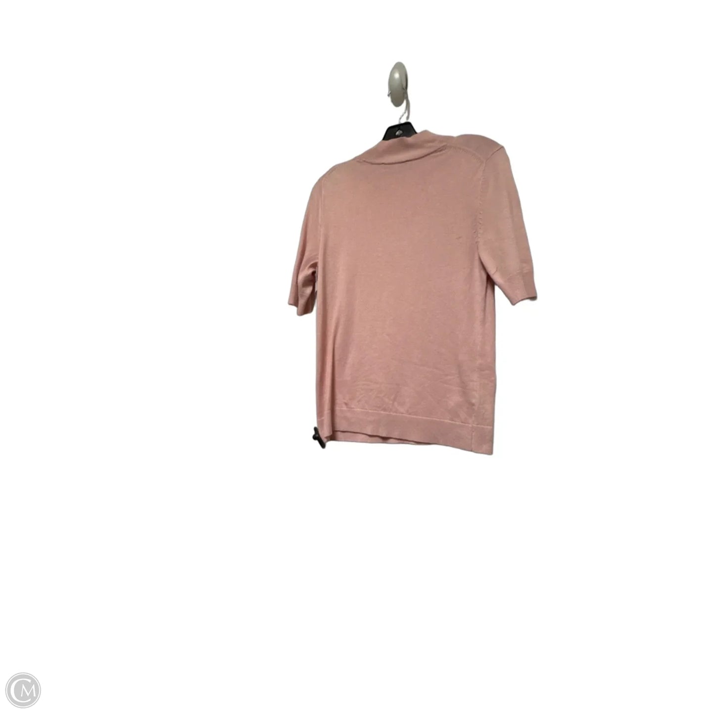 Top Short Sleeve By Ann Taylor In Pink, Size: M
