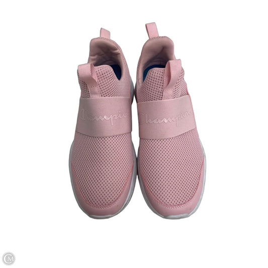 Shoes Athletic By Champion In Pink, Size: 9.5