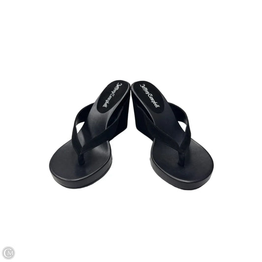 Sandals Heels Wedge By Jeffrey Campbell In Black, Size: 6.5