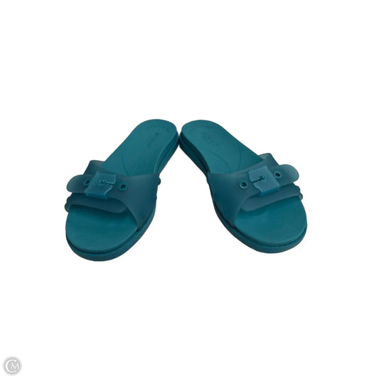 Sandals Flats By Dr Scholls In Blue, Size: 7