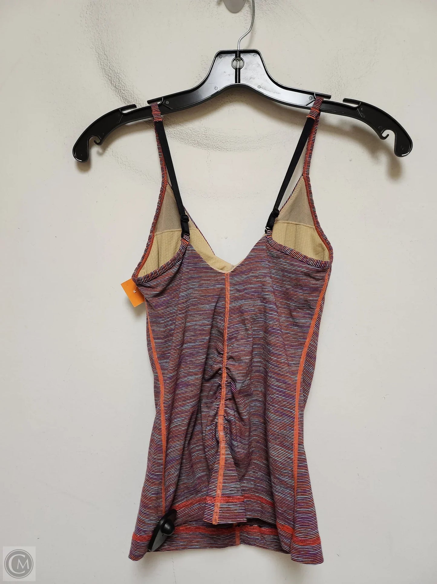 Athletic Tank Top By Lululemon In Striped Pattern, Size: 4