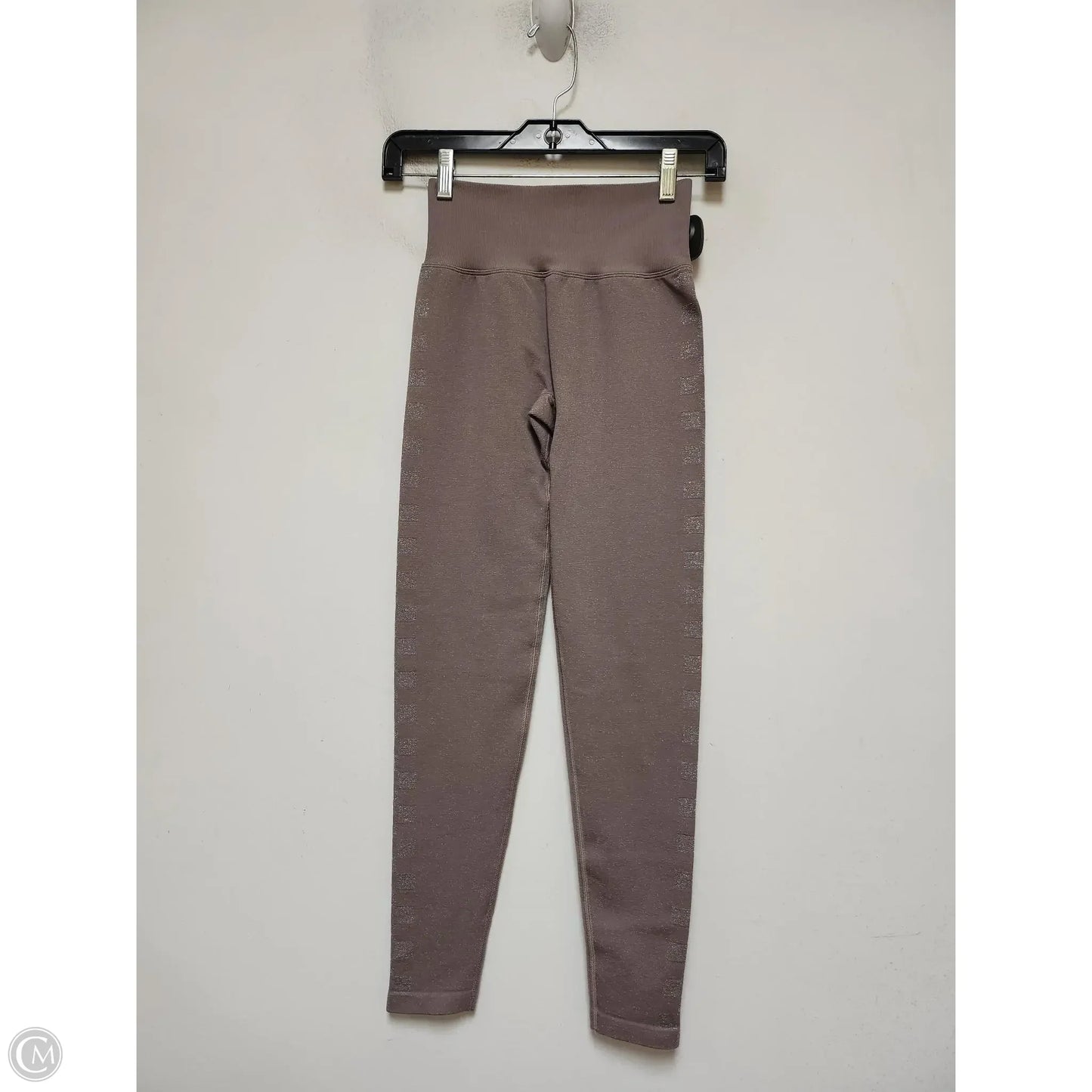 Athletic Leggings By Pink In Taupe, Size: Xs