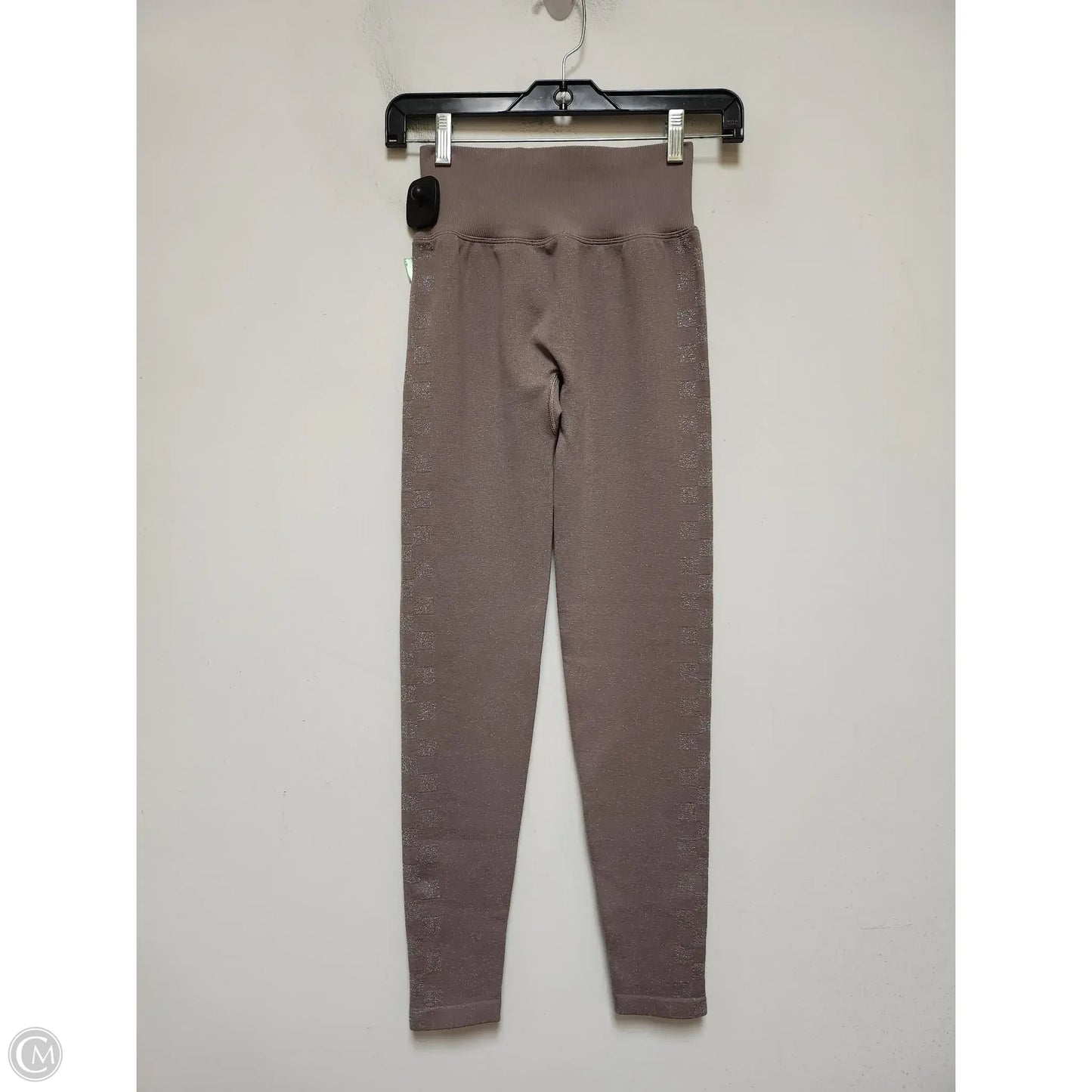 Athletic Leggings By Pink In Taupe, Size: Xs