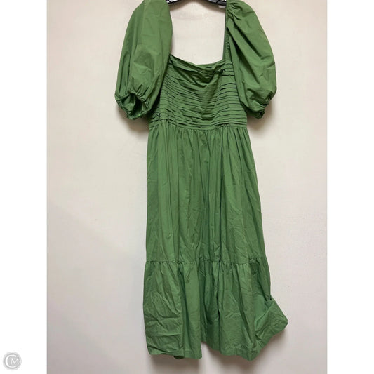 Dress Casual Maxi By Abercrombie And Fitch In Green, Size: Xl