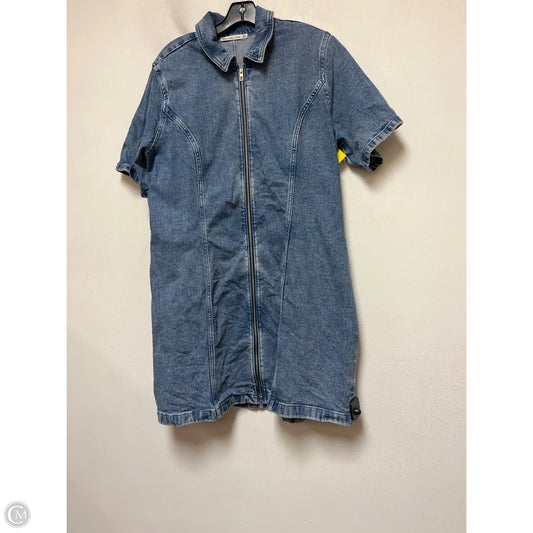 Dress Casual Short By Abercrombie And Fitch In Blue Denim, Size: Xl
