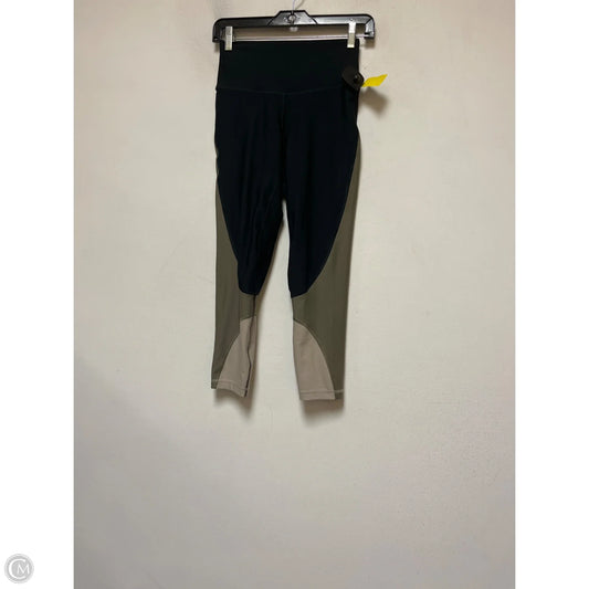Athletic Leggings By Ypb In Black & Tan, Size: S