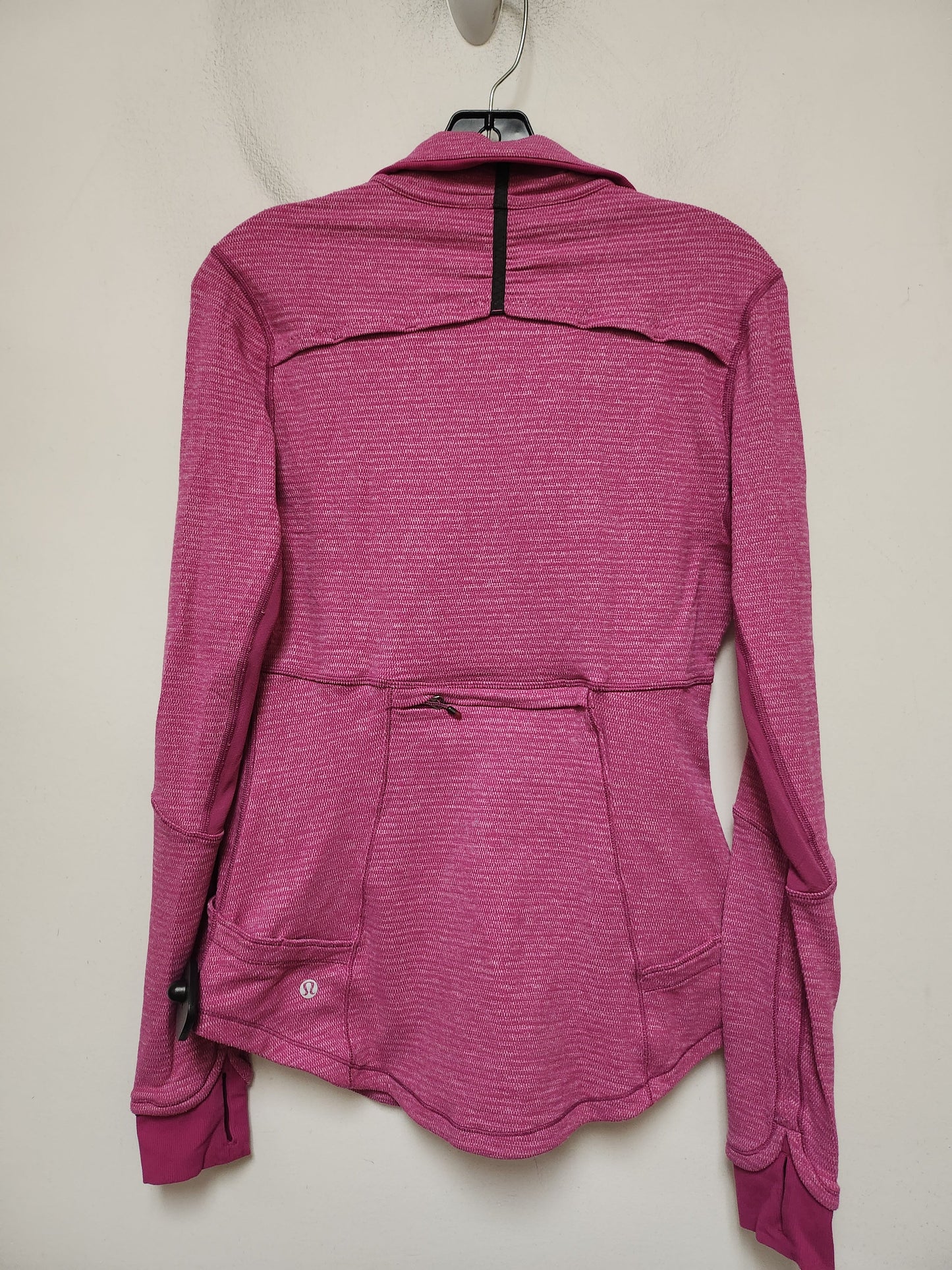 Athletic Jacket By Lululemon In Pink, Size: M