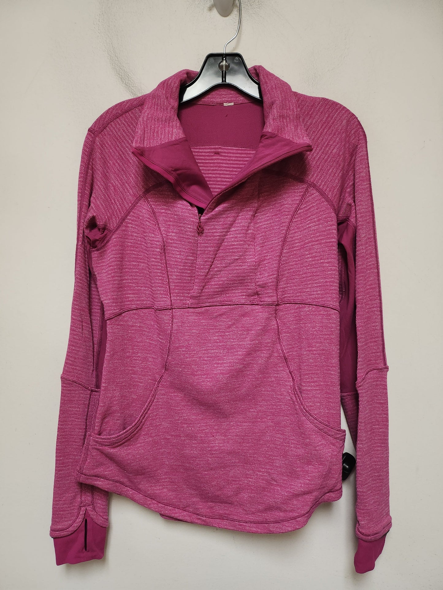 Athletic Jacket By Lululemon In Pink, Size: M
