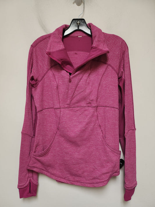 Athletic Jacket By Lululemon In Pink, Size: M
