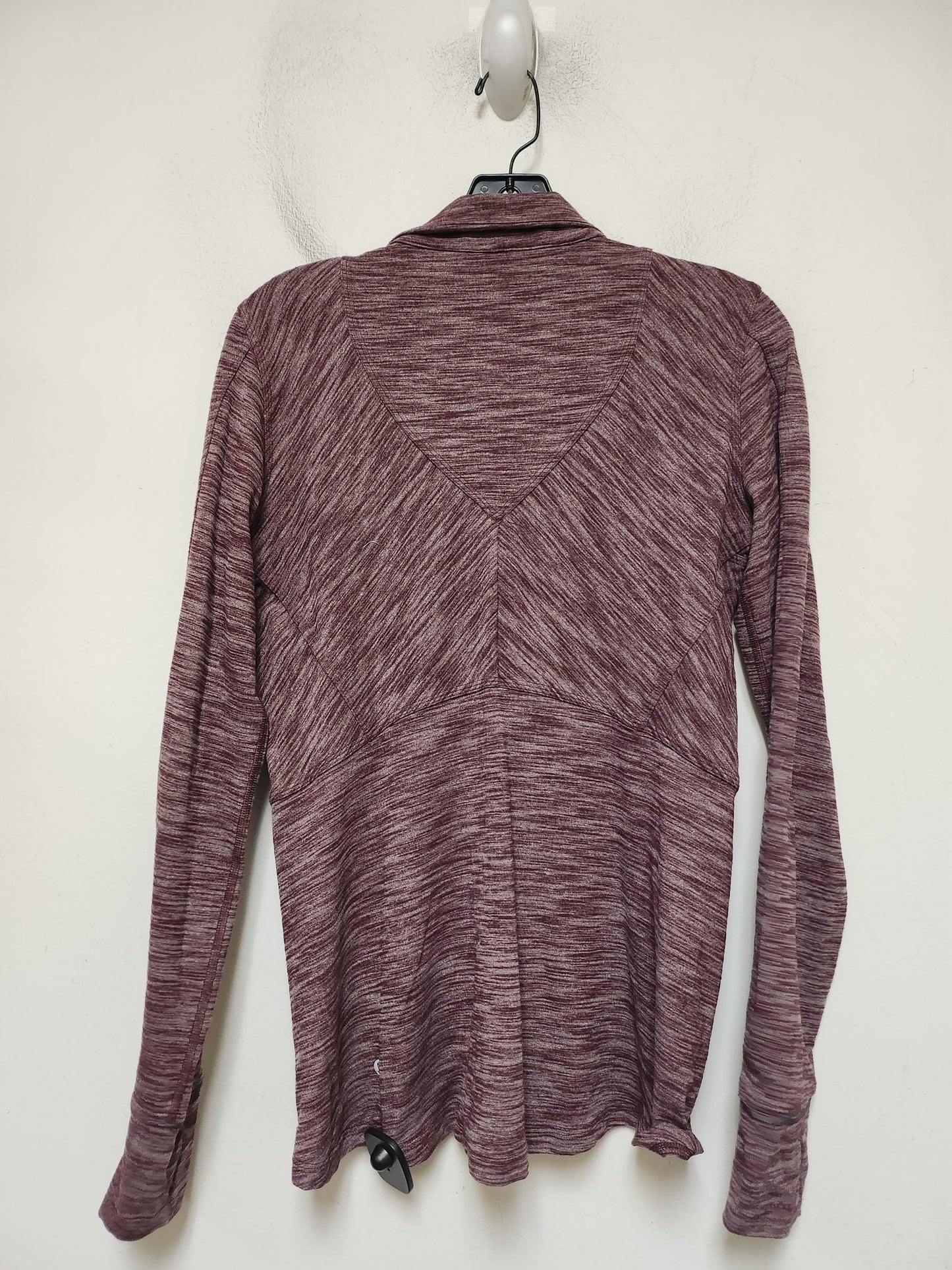 Athletic Jacket By Lululemon In Maroon, Size: 8