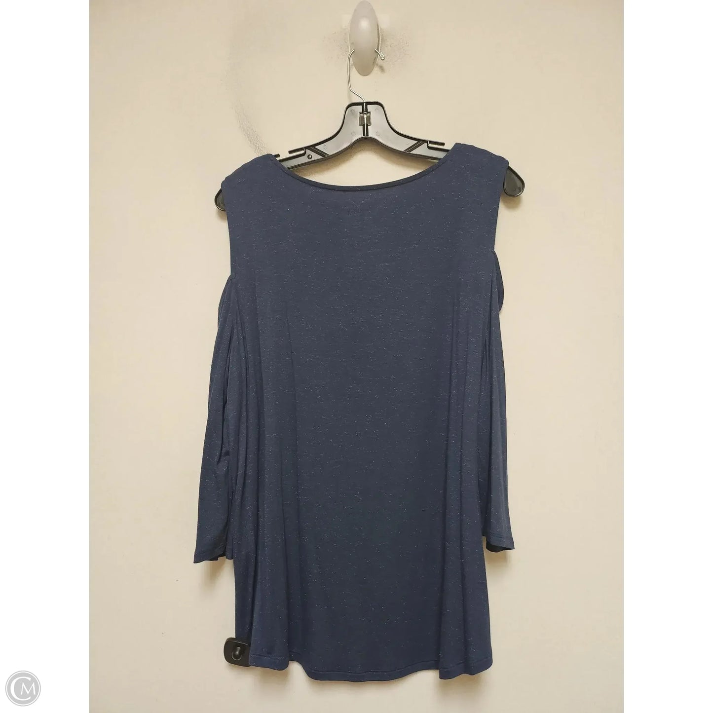 Top Long Sleeve Basic By Chicos In Blue, Size: L