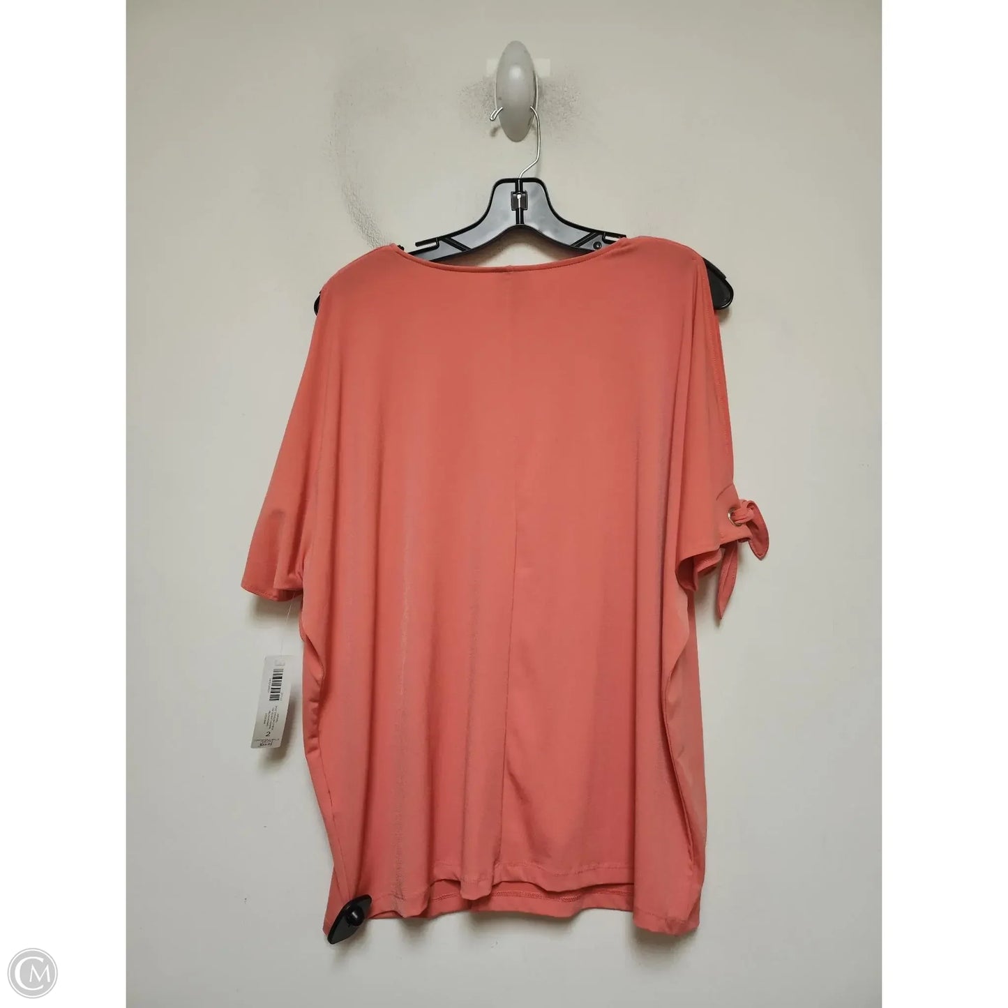 Top Short Sleeve Basic By Chicos In Coral, Size: L