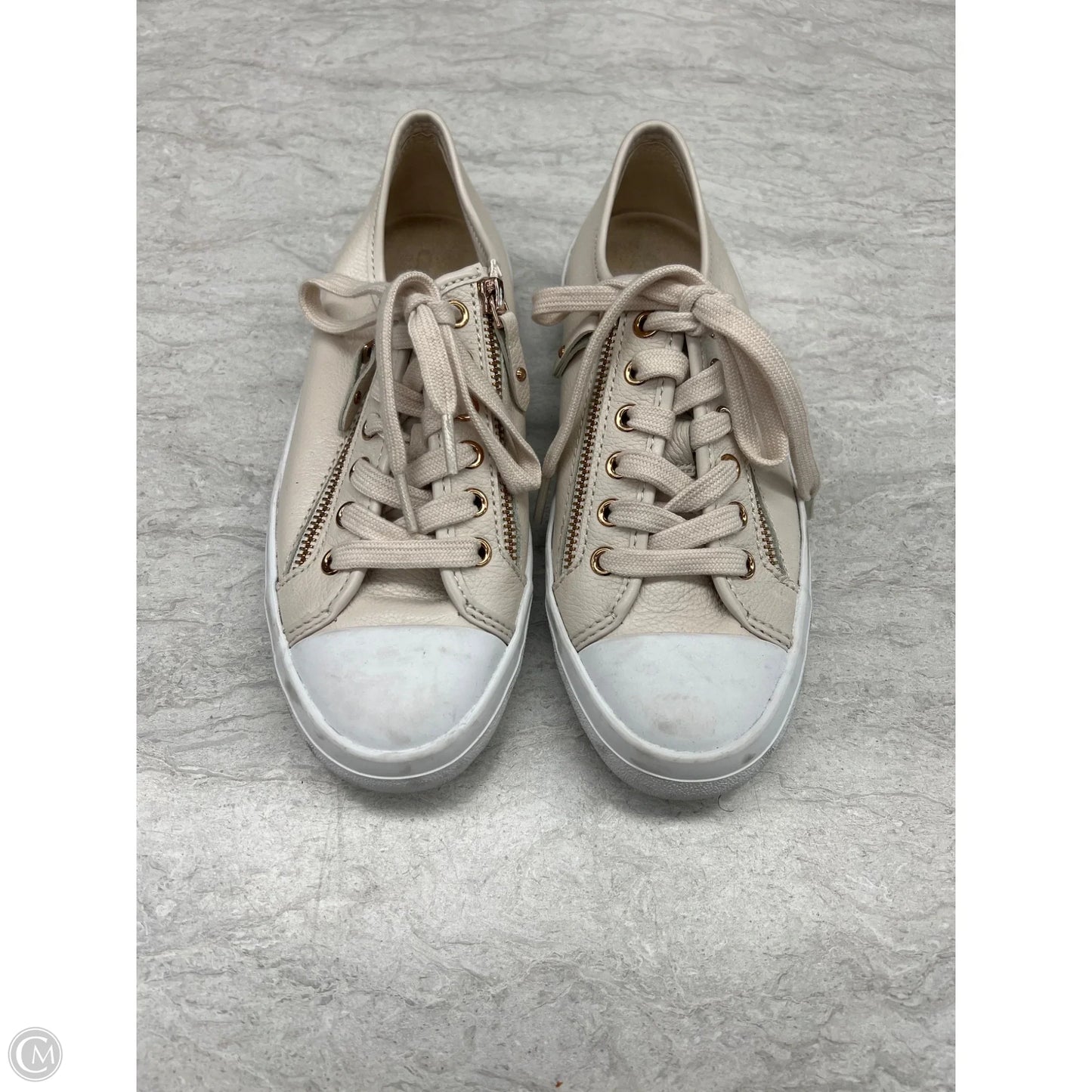 Shoes Designer By Coach In Tan, Size: 7.5