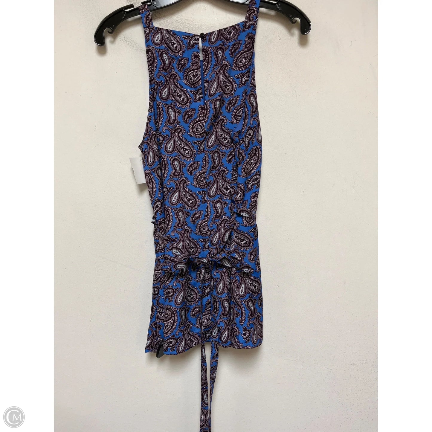 Top Sleeveless By Banana Republic In Paisley Print, Size: S