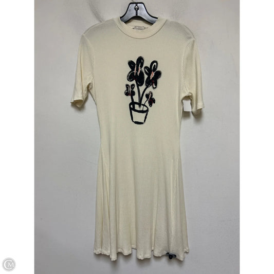 Dress Casual Short By Desigual In Cream, Size: Xl