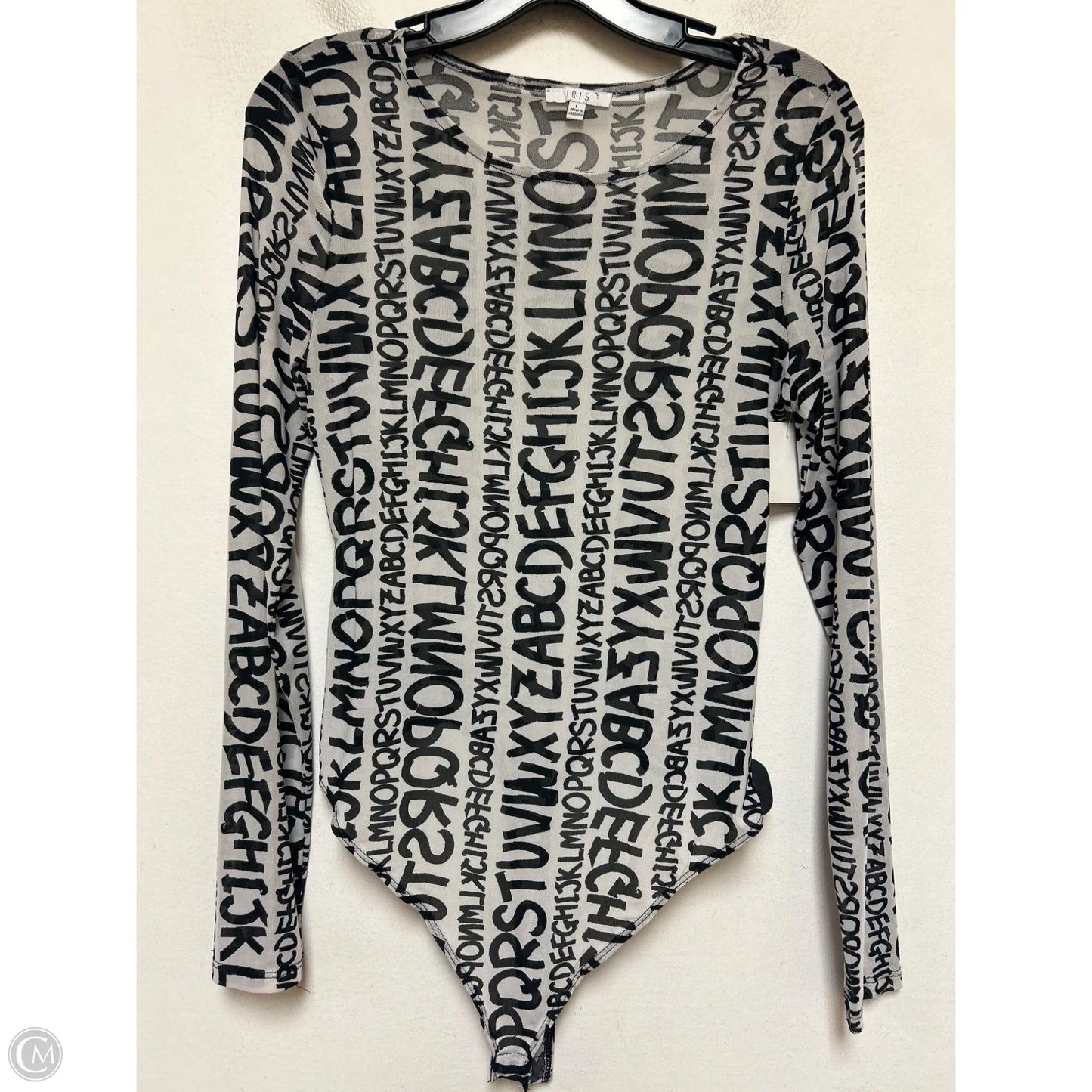 Bodysuit By Iris In Black & White, Size: L