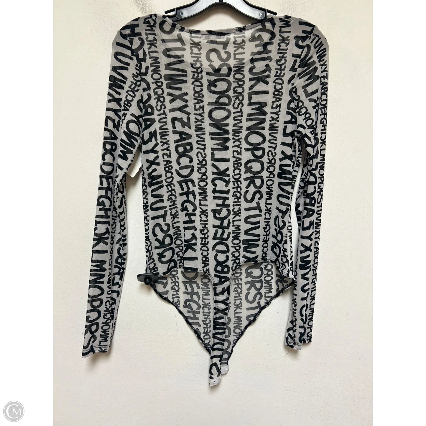 Bodysuit By Iris In Black & White, Size: L