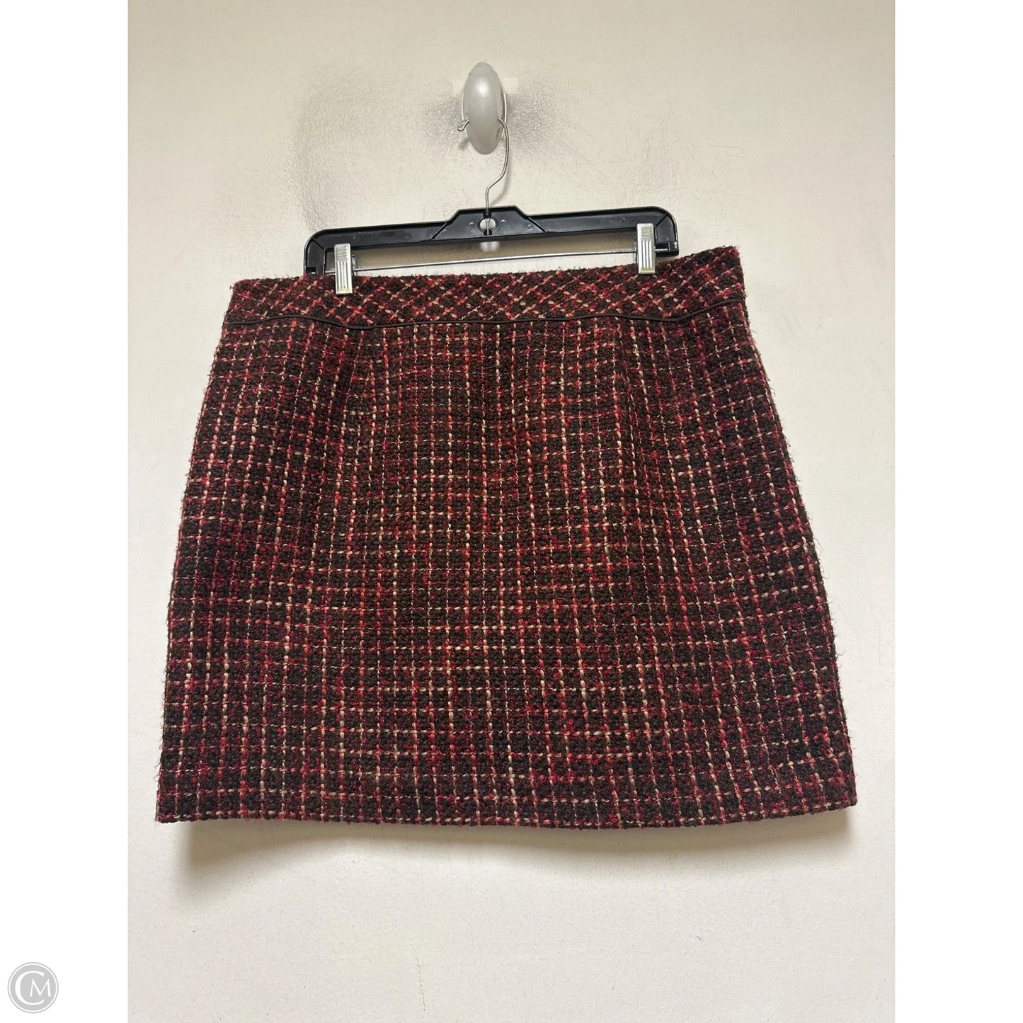 Skirt Mini & Short By Loft In Checkered Pattern, Size: 14