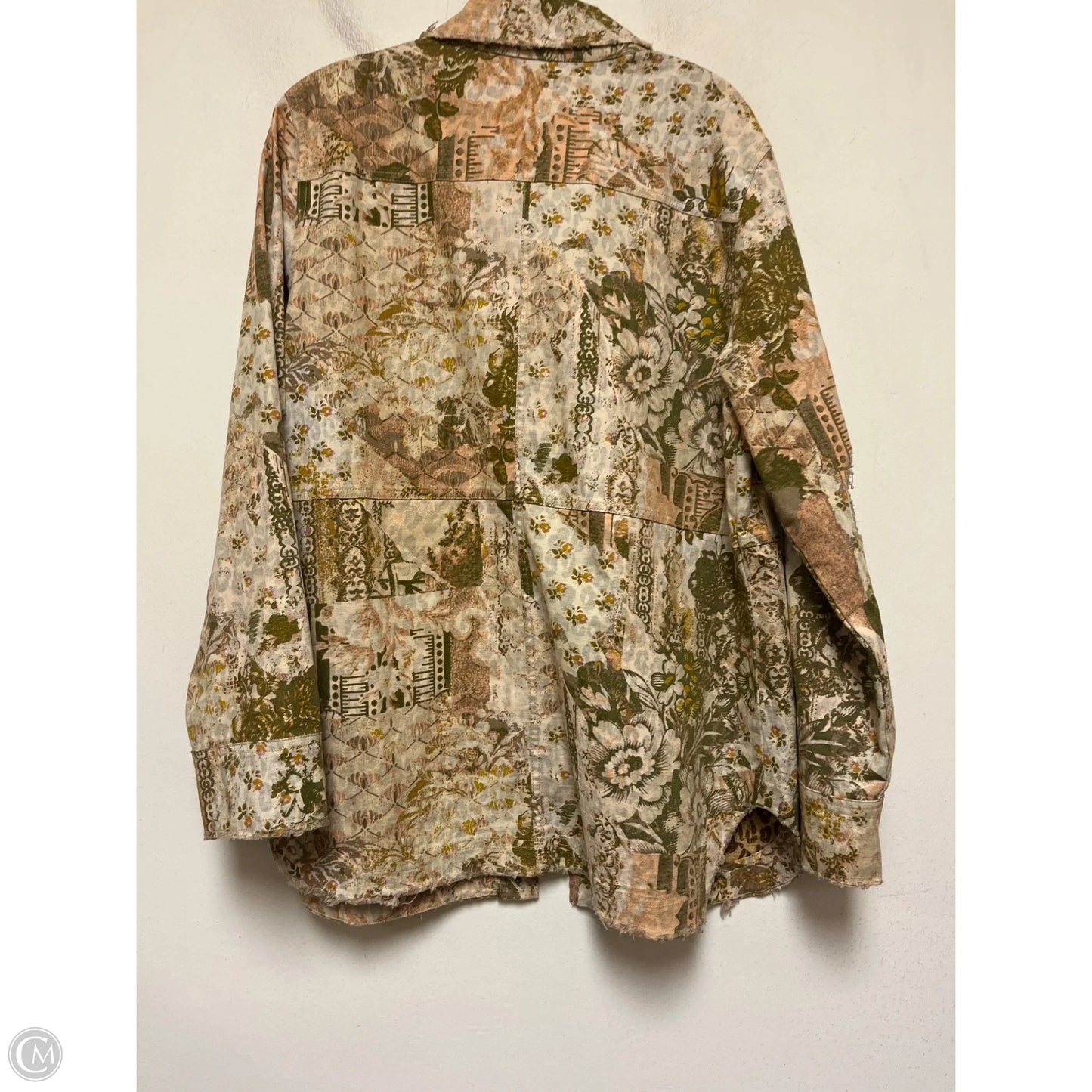 Jacket Denim By Pilcro In Multi-colored, Size: L