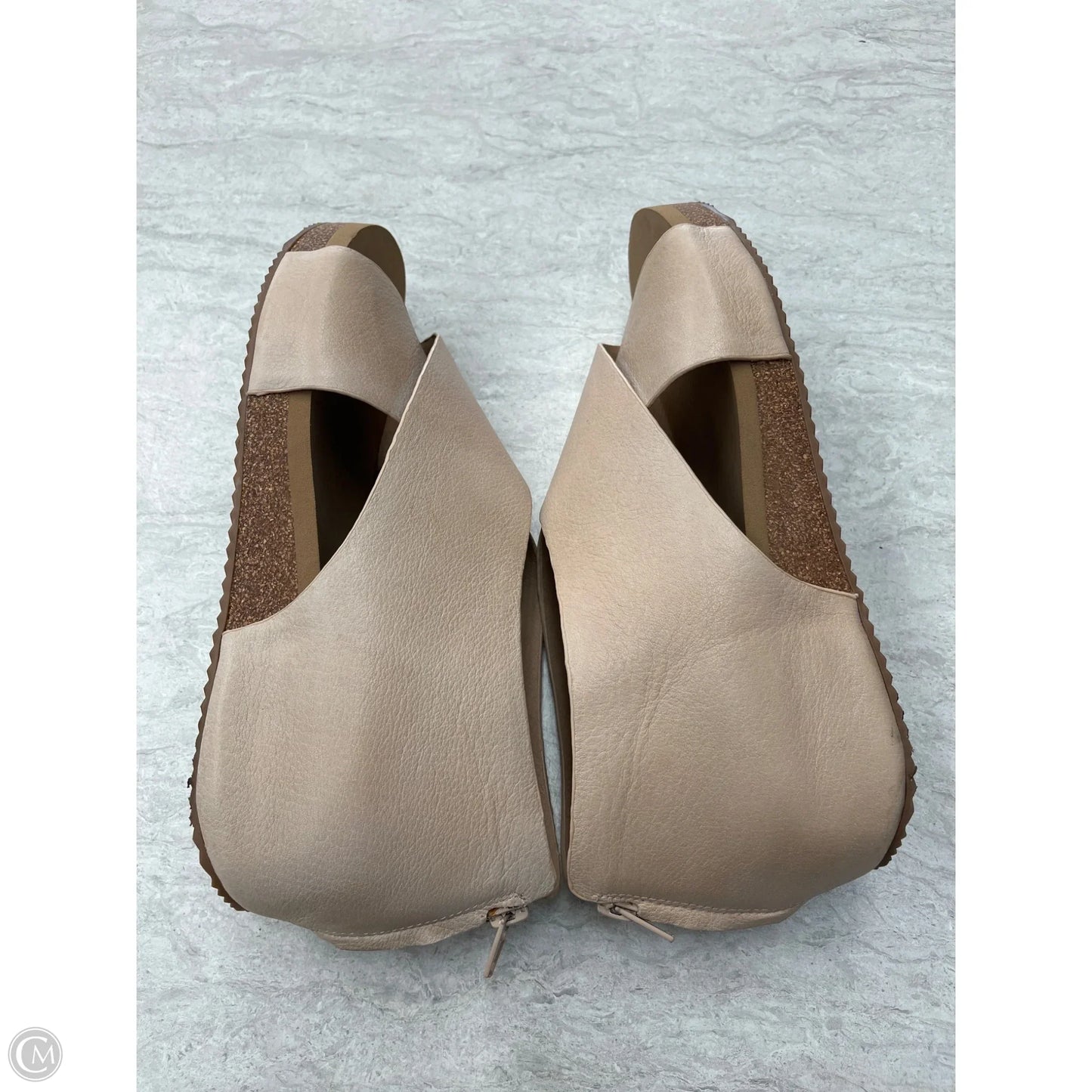 Sandals Heels Wedge By Volatile In Tan, Size: 10