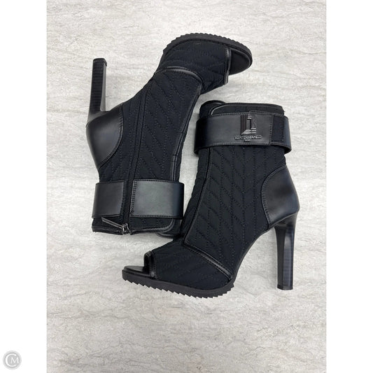 Boots Designer By Karl Lagerfeld In Black, Size: 8