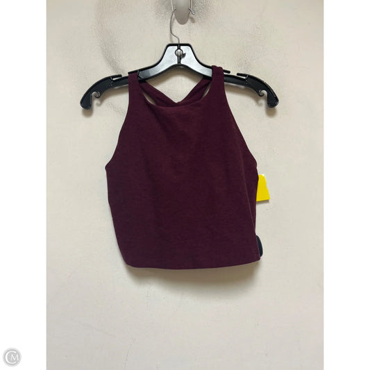 Athletic Bra By Beyond Yoga In Maroon, Size: M