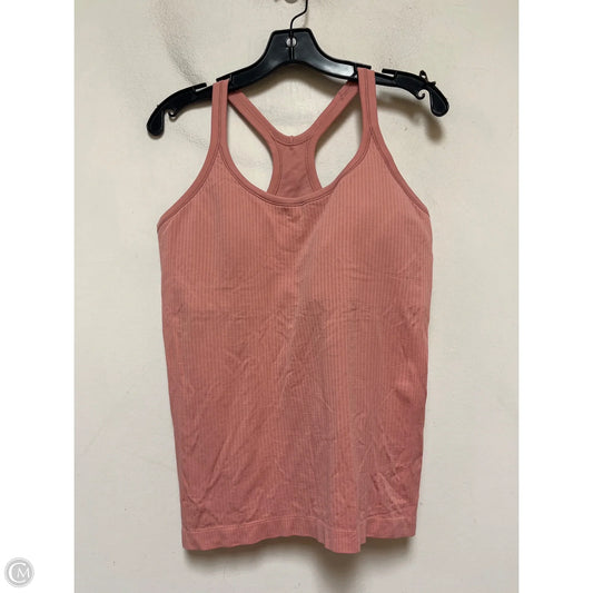 Athletic Tank Top By Lululemon In Pink, Size: 12