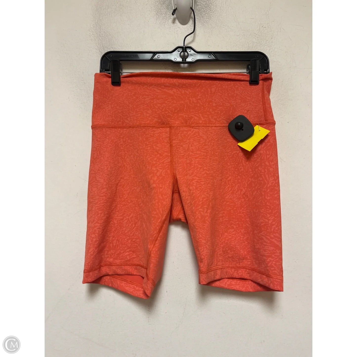Athletic Shorts By Lululemon In Orange, Size: 10
