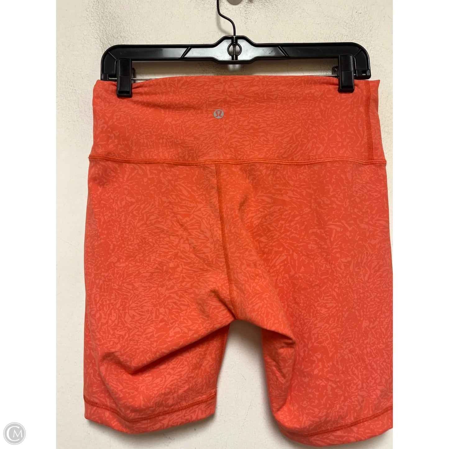 Athletic Shorts By Lululemon In Orange, Size: 10