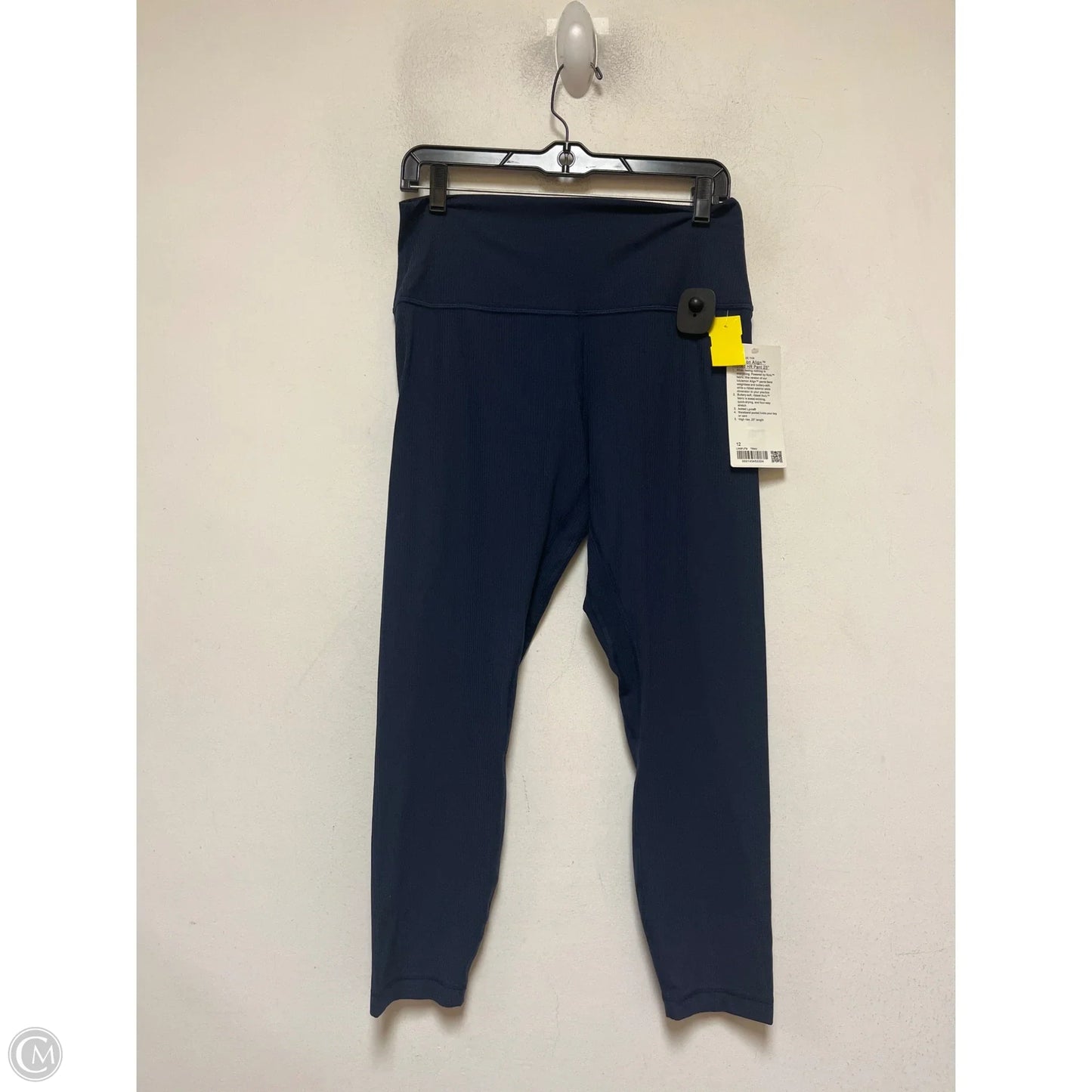 Athletic Leggings By Lululemon In Blue, Size: 12