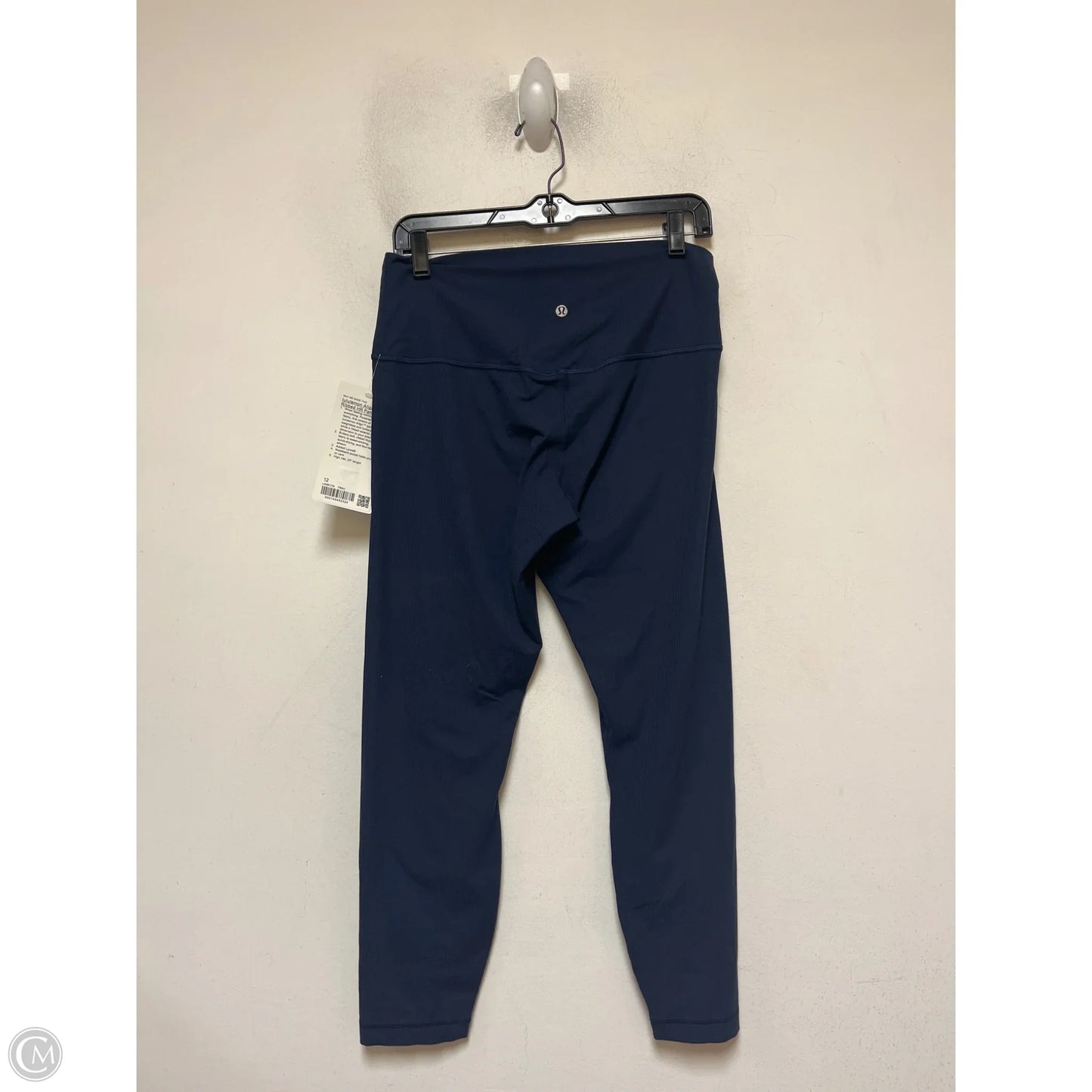 Athletic Leggings By Lululemon In Blue, Size: 12