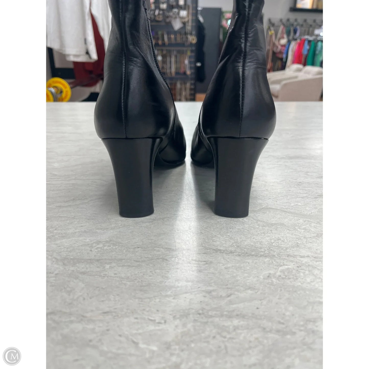 Boots Mid-calf Heels By Antonio Melani In Black, Size: 9