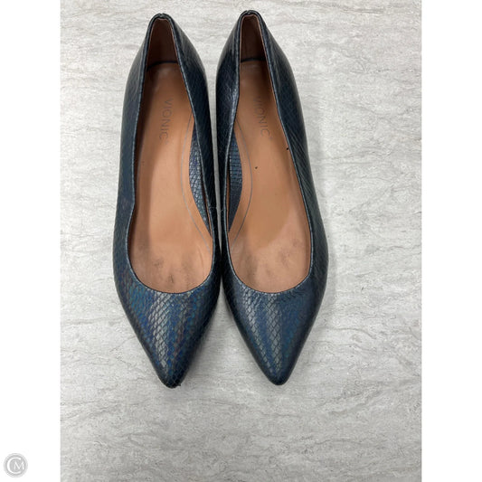 Shoes Flats By Vionic In Blue, Size: 7.5