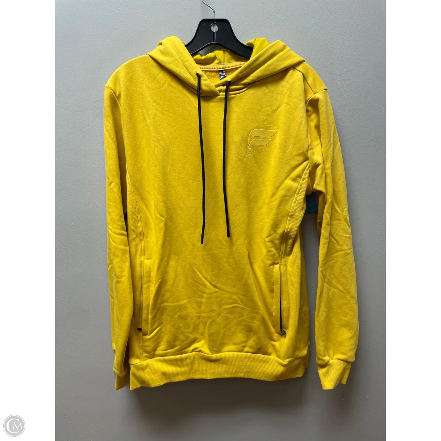Athletic Sweatshirt Hoodie By Fabletics In Yellow, Size: Xs