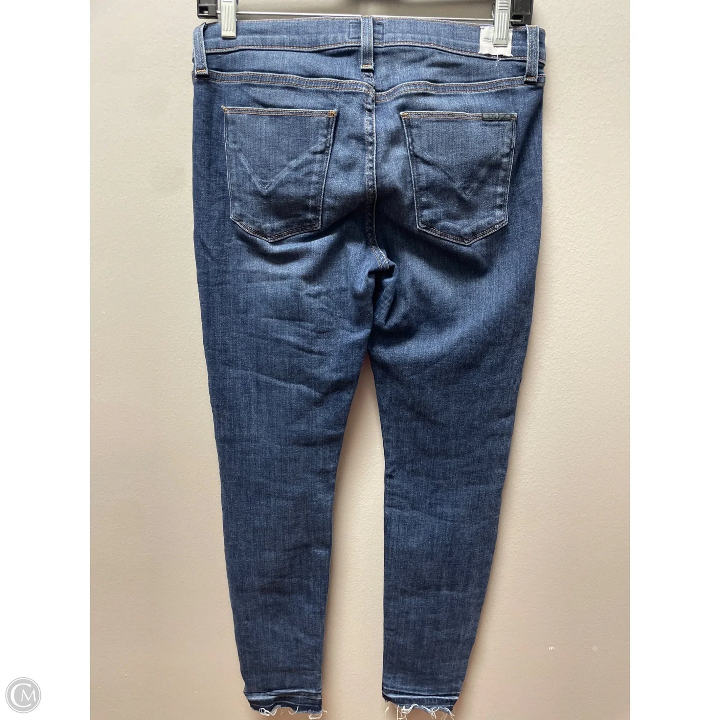 Jeans Cropped By Hudson In Blue Denim, Size: 6