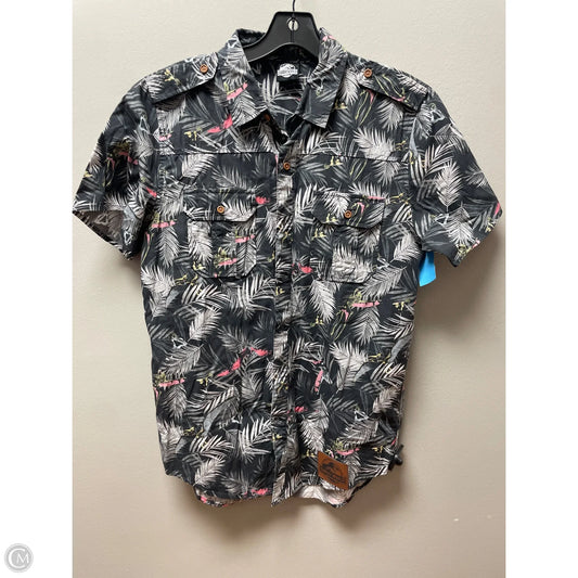 Top Short Sleeve By Clothes Mentor In Grey, Size: M